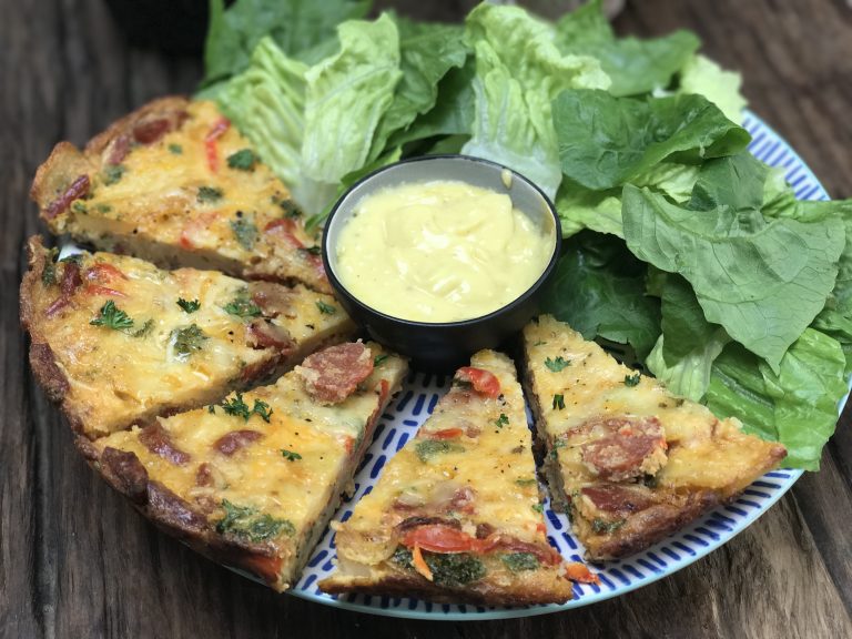 Spaanse tortilla met chorizo