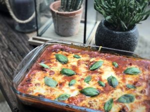 Pittige vegetarische gnocchi ovenschotel