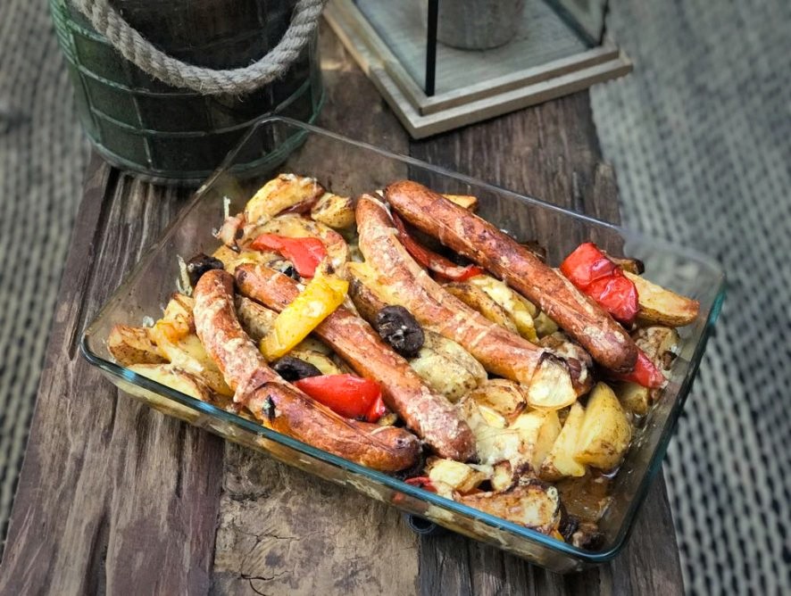 Mexicaanse aardappel Fajita ovenschotel