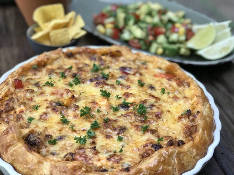 Mexicaanse hartige taart