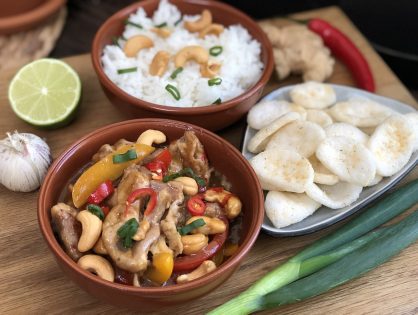 recept: Thaise kip cashew