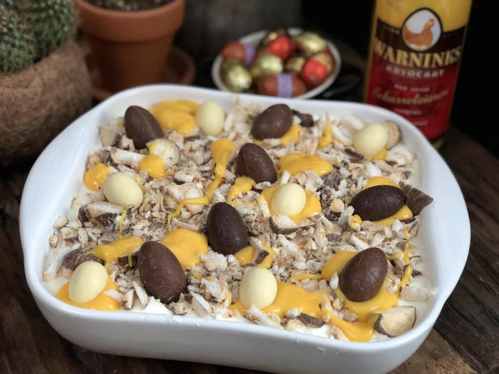 tiramisu met advocaat, bokkenpootjes en paaseieren: paas recept