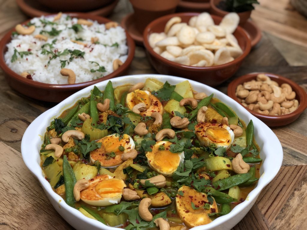 pittige Thaise curry