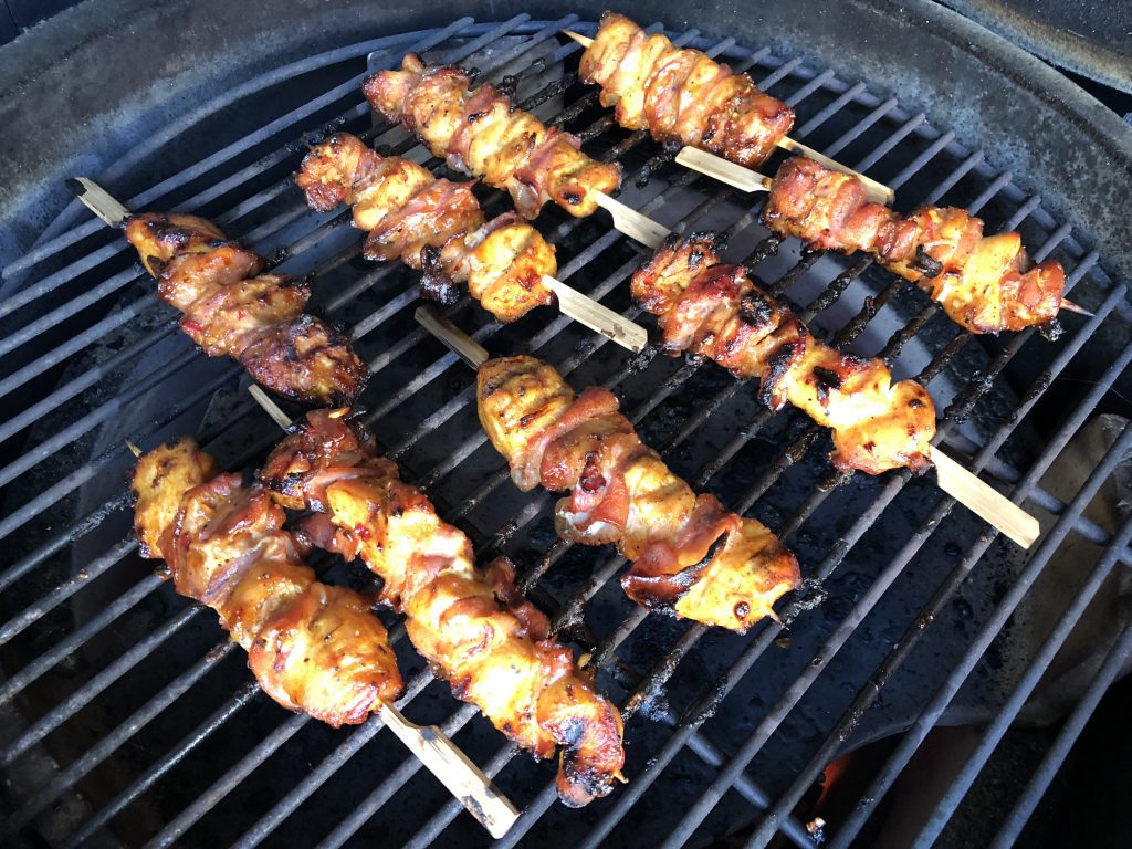 kipspiezen van de bbq met Licor 43