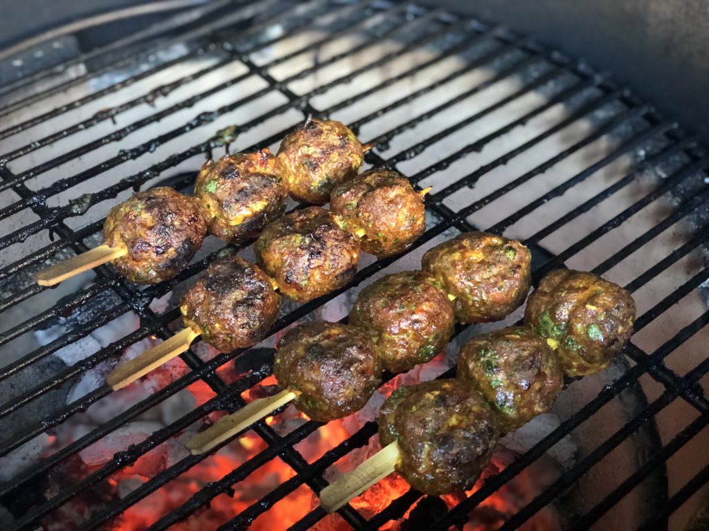 recept Indiase gehaktballetjes van de bbq