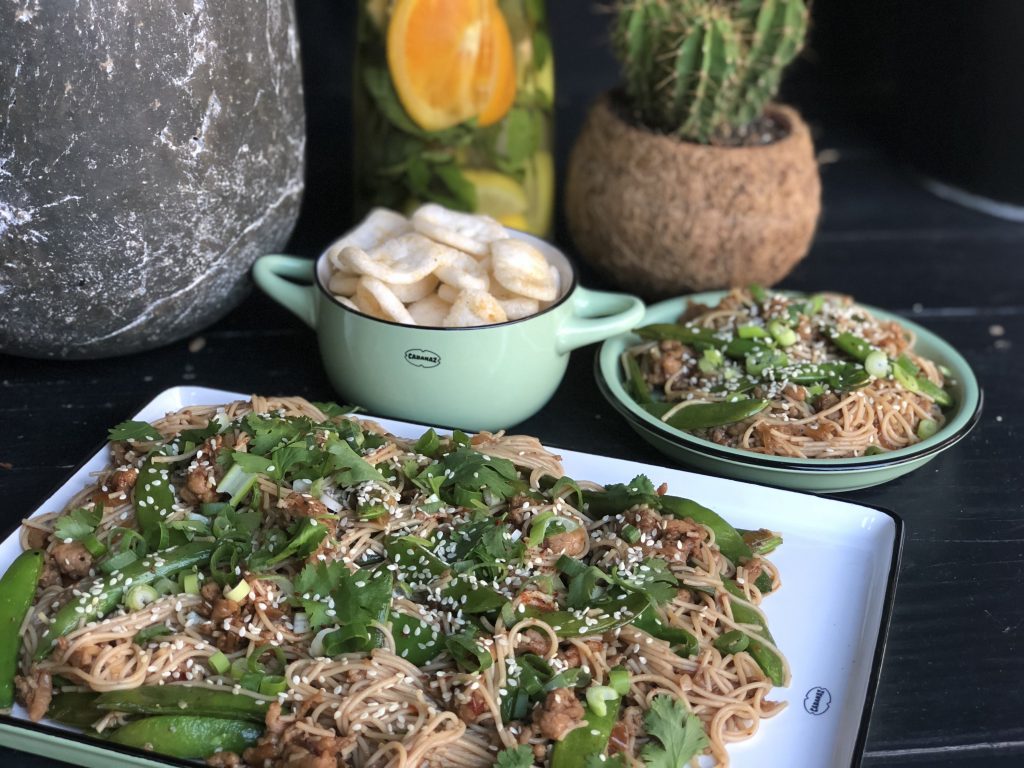 recept Aziatische noedels met groenten 