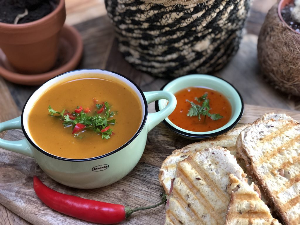 recept simpele pittige pompoensoep