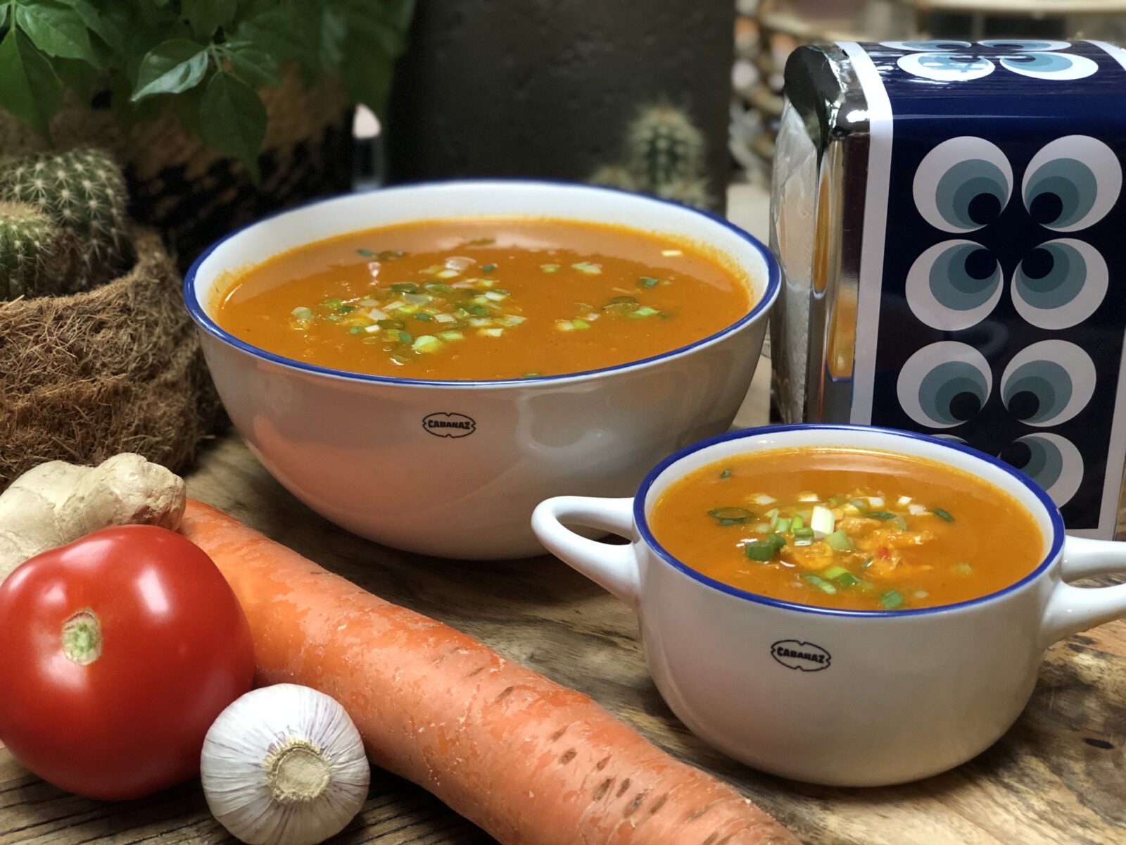 wortelsoep met kip: kruidig en pittig