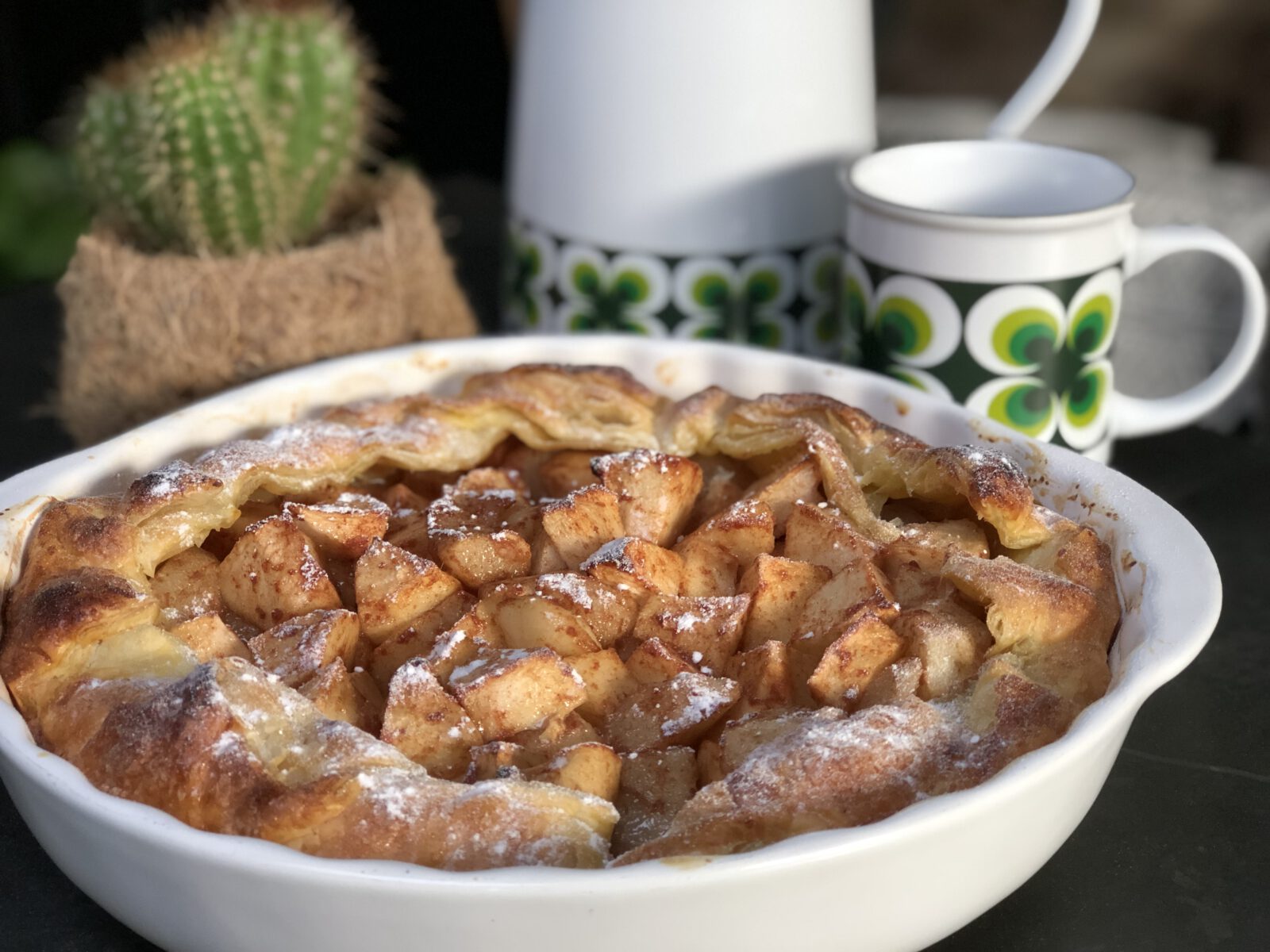 Snelle appeltaart met bladerdeeg