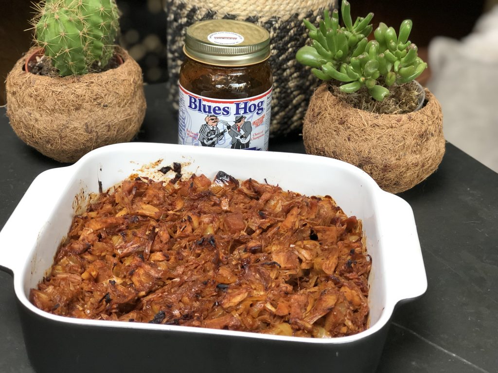 Recept om met jackfruit een vegan pulled pork te maken