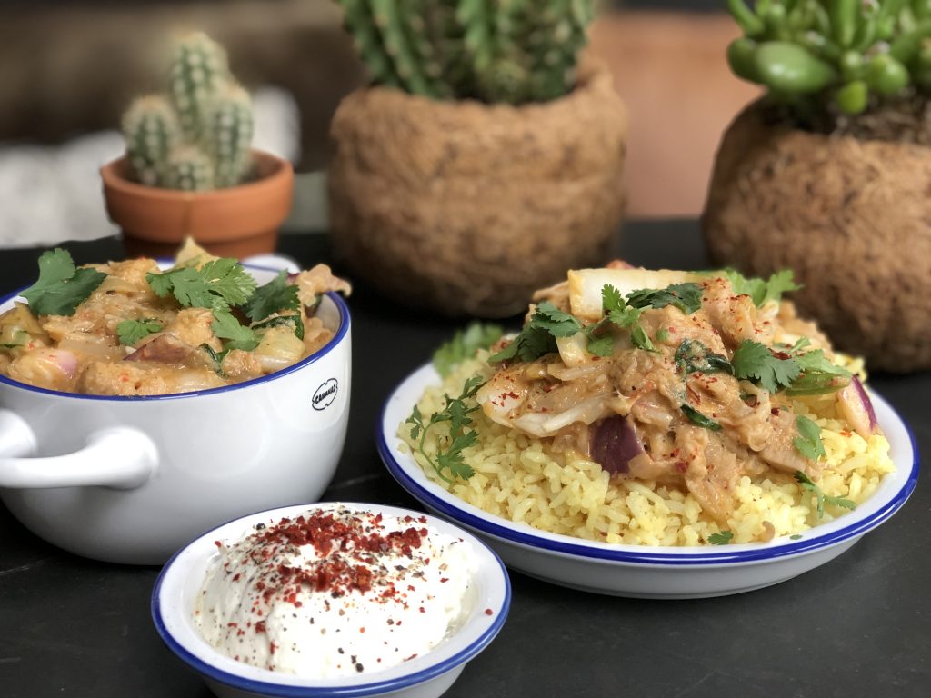 recept zelf vegan stoofvlees maken met jackfruit curry style