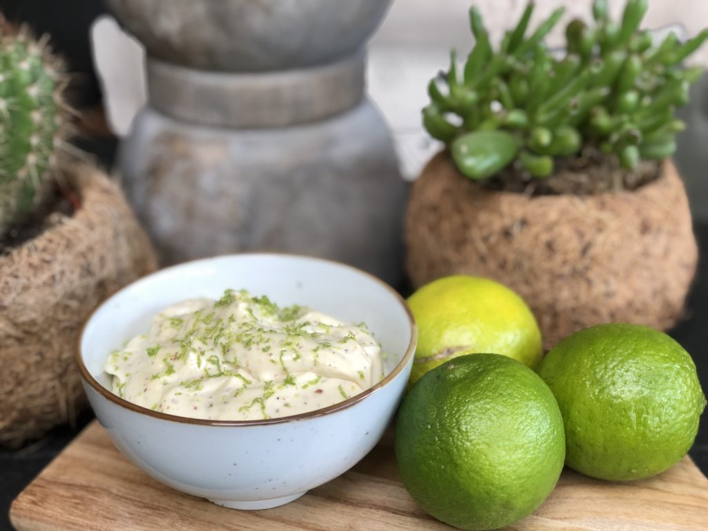 zelfgemaakte limoenmayonaise 