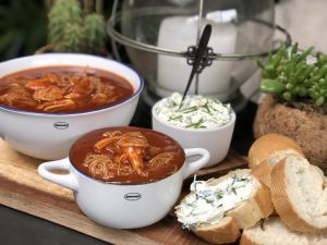 Chinese tomatensoep met kip