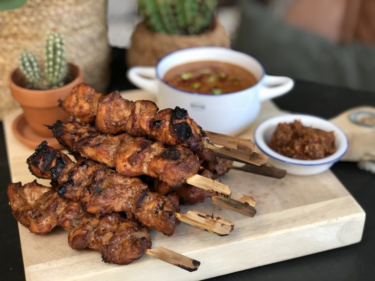 pittige Surinaamse kipsaté recept