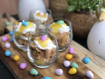 trifle met amaretti, mascarpone en lemon curd