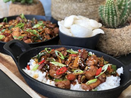 kip ketjap met wokgroenten