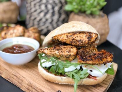 broodje met Italiaanse kip