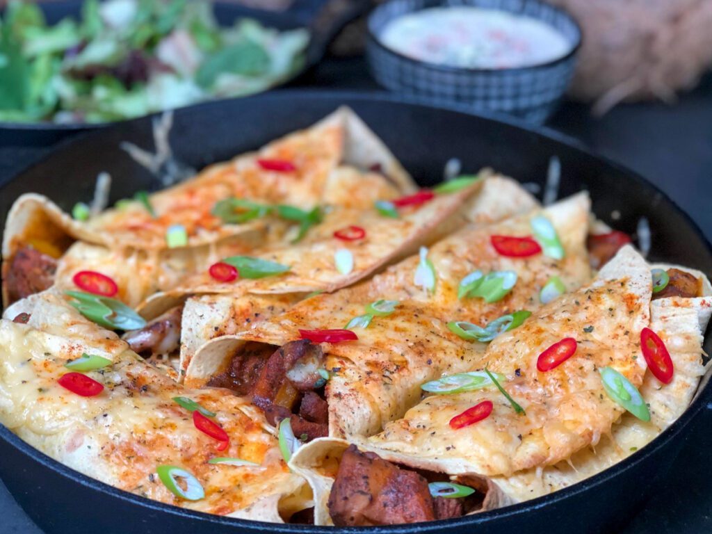 Zelfgemaakte Mexicaanse burrito’s geïnspireerd op Knorr Wereldgerechten, makkelijk en snel recept