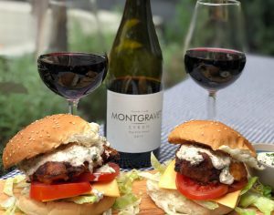 krokante en pittige kipburger