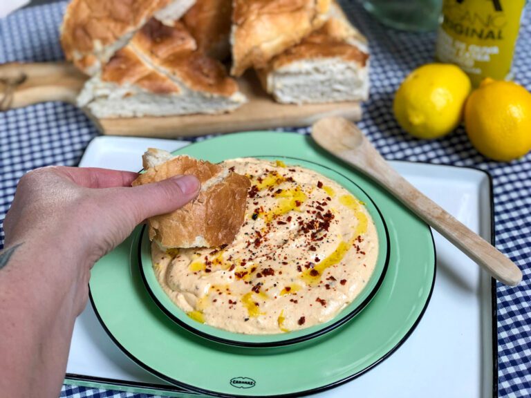 pittige feta spread ofwel feta dip