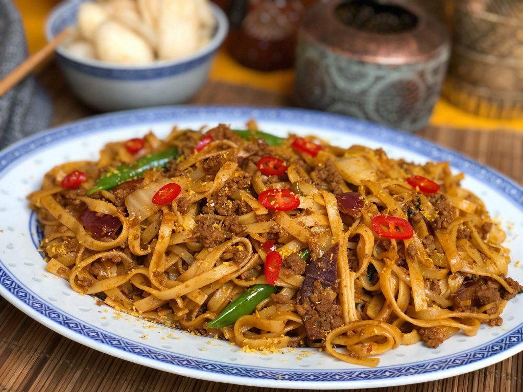 bami ketjap met gehakt