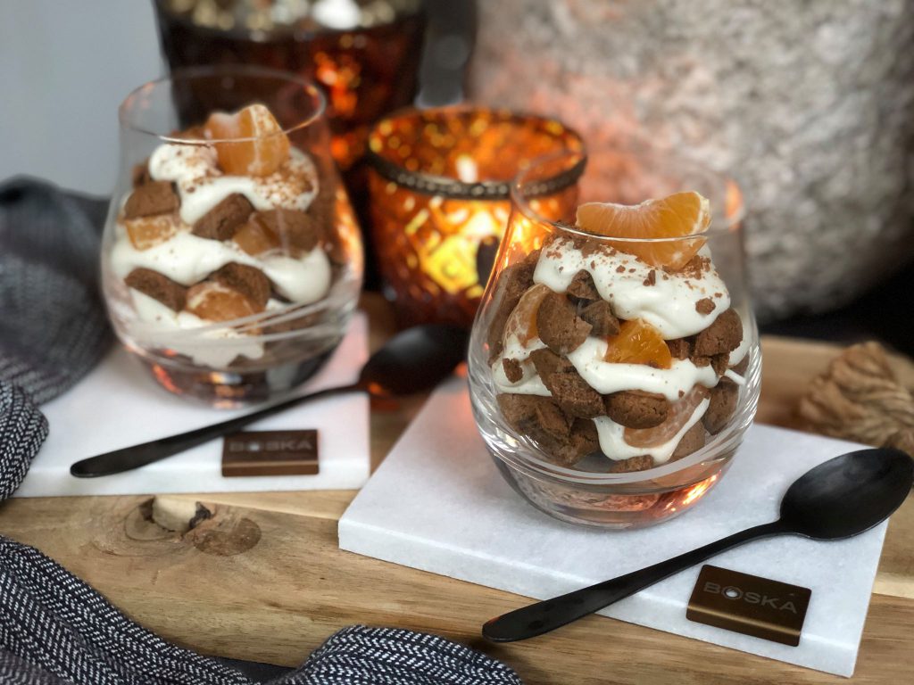 6 lekkere en simpele Sinterklaas recepten: kruidnoten tiramisu met mandarijn