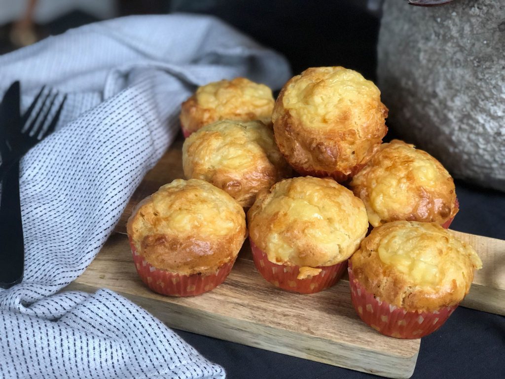 pittige kaasmuffins