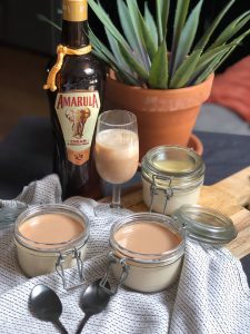 panna cotta met Amarula likeur