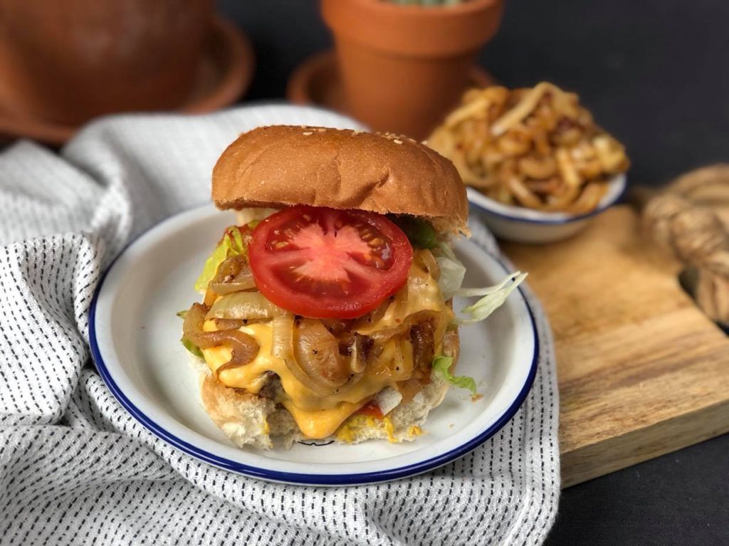 zelf een cheeseburger maken