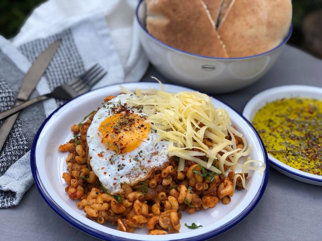 macaroni met tomatenpuree