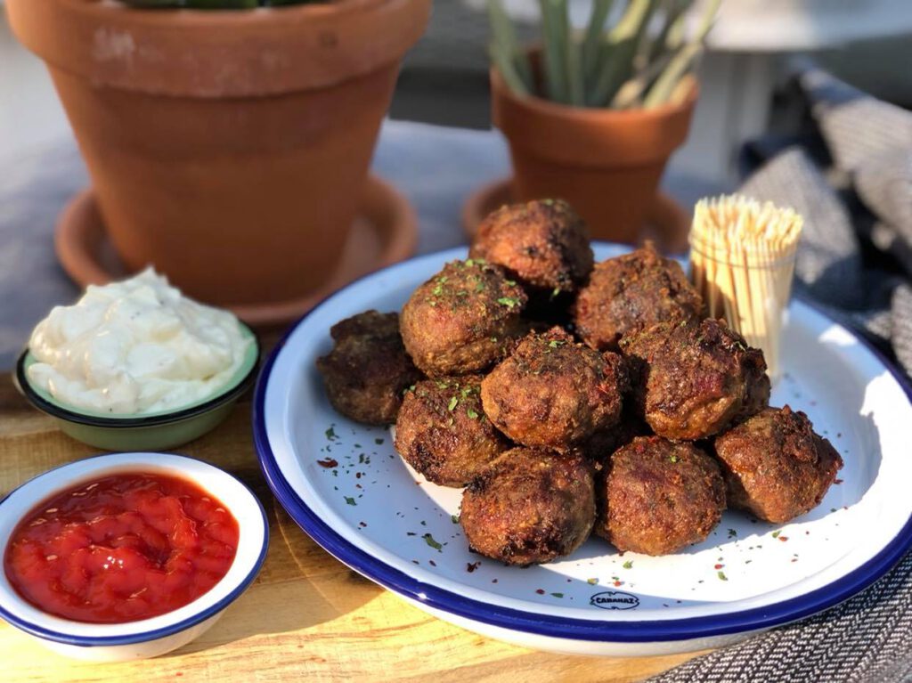 gehaktballetjes met chorizo