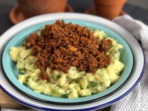 andijviestamppot met gehakt in ketjap