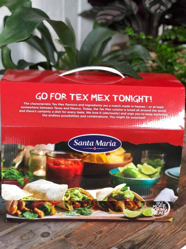 maak een taco salade met kruidig gehakt met de Santa Maria box