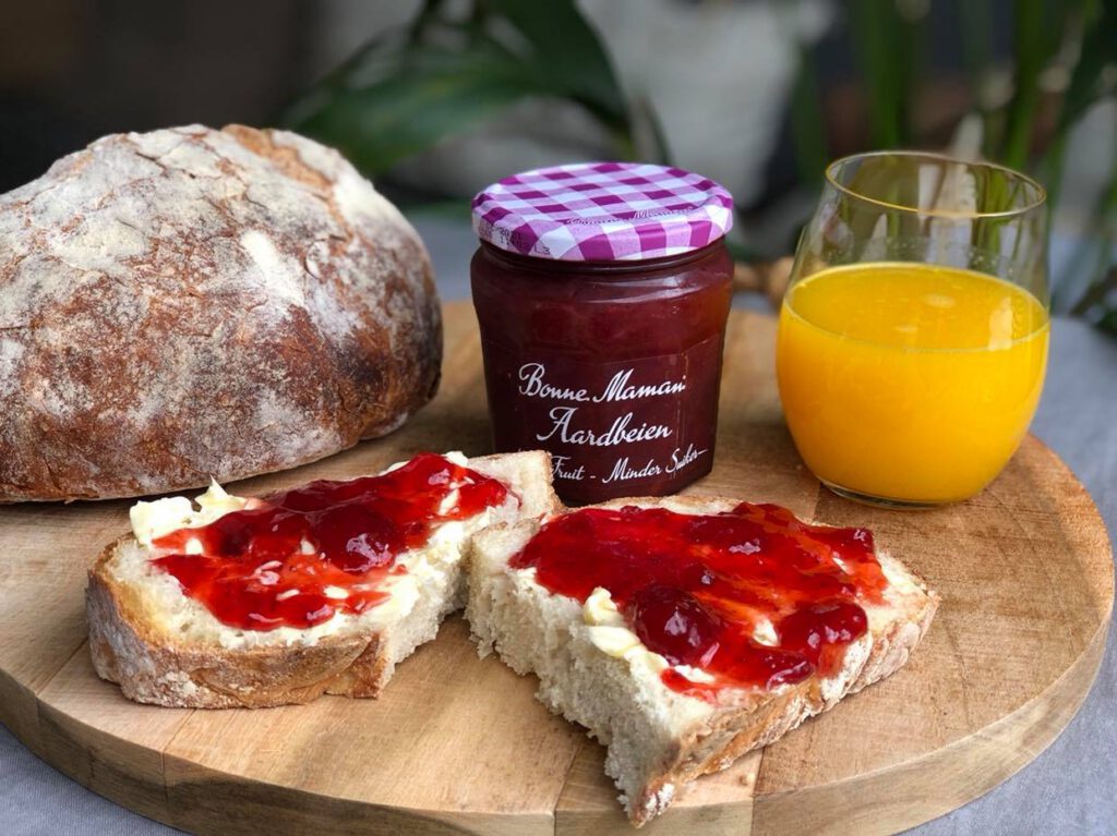Zelf brood bakken: een simpele no knead bread