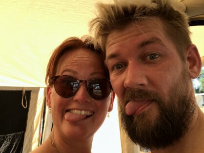 opblaasbare tent opzetten