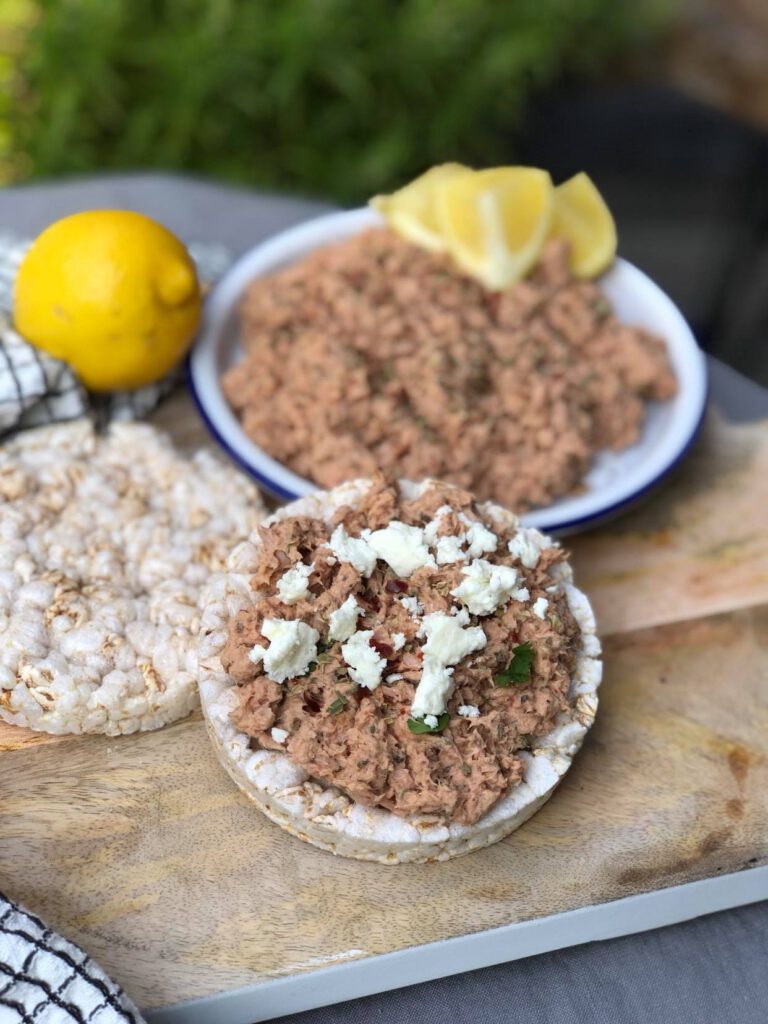 tonijnsalade met Italiaanse kruiden en feta