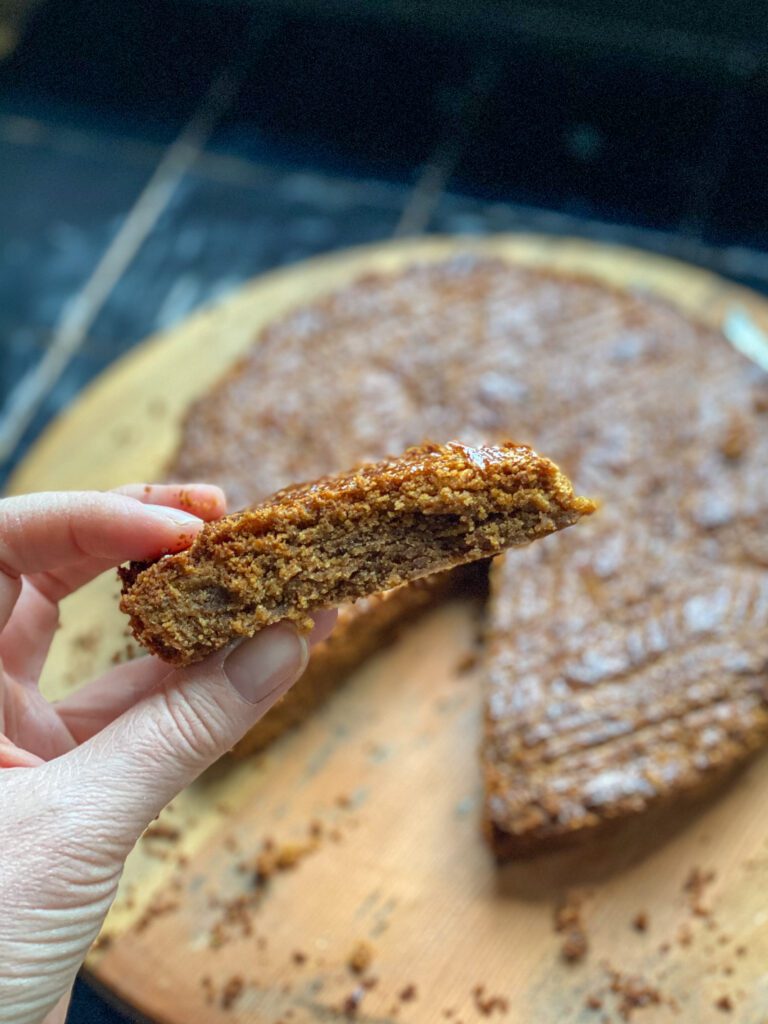 een heerlijke Sinterklaas boterkoek met speculaas