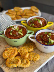 Chinese tomatensoep met gehaktballetjes