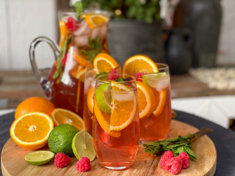 fruitpunch met rood fruit simpel om te maken