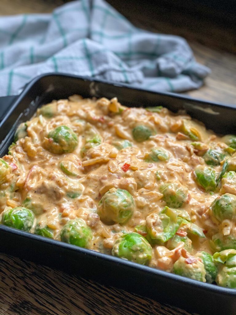 spruitjes met spek en sambal 