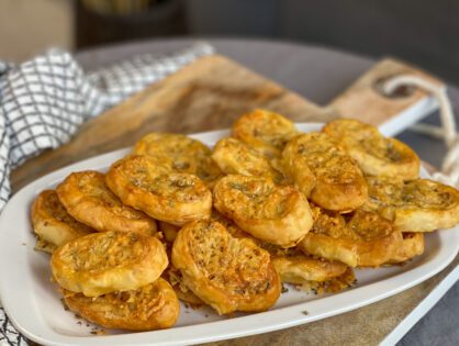 zelf pittige kaasvlinders maken