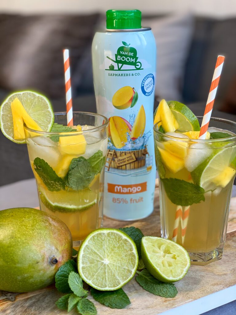 alcoholvrije mojito met mango