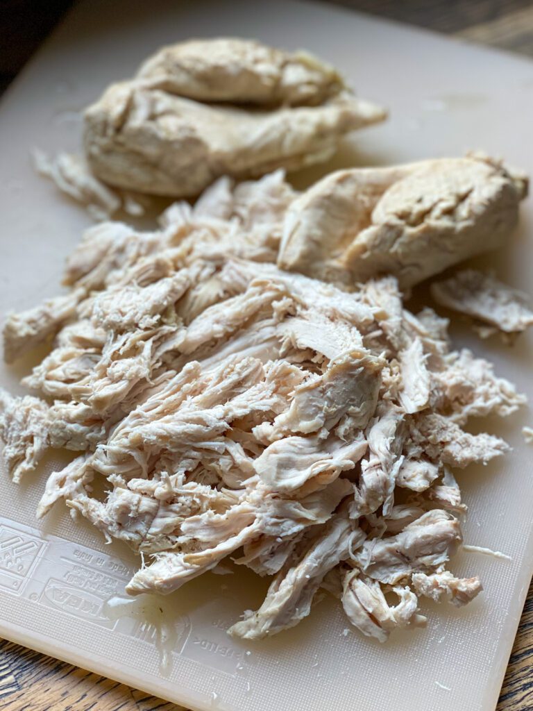 pulled chicken maken 