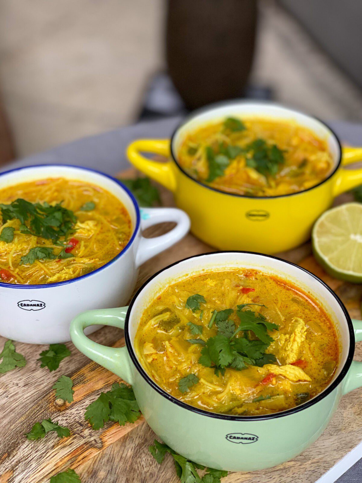 thaise currysoep met kip