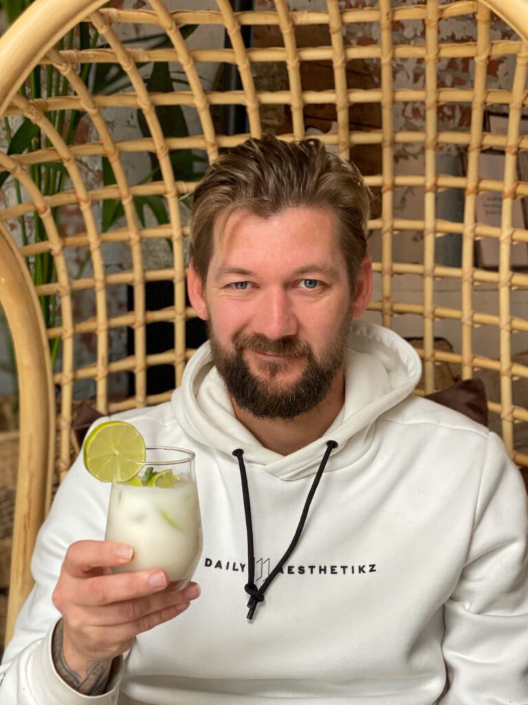 alcoholvrije mocktail met limoen