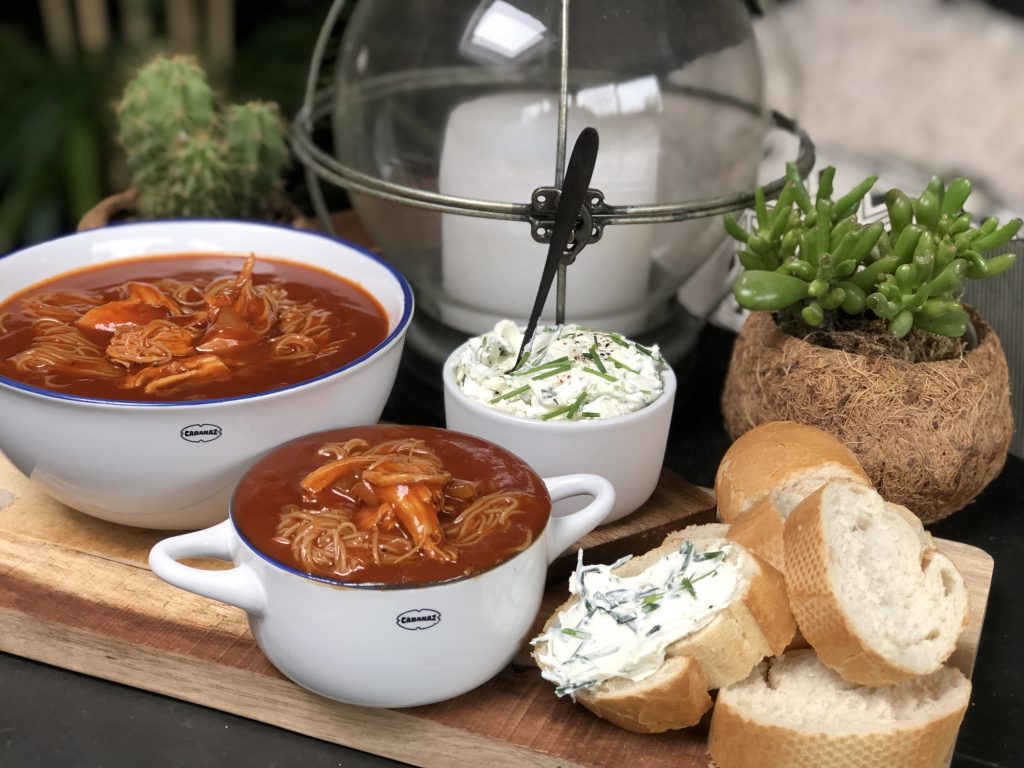 Chinese tomatensoep met kip