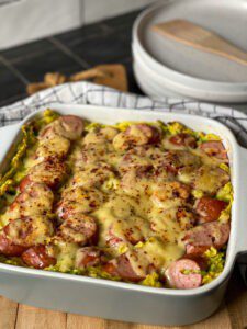 kruidige andijviestamppot met rookworst