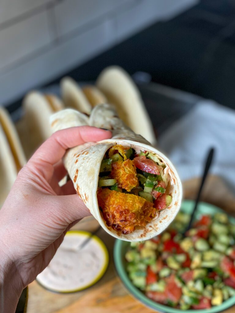 wraps met krokante kip