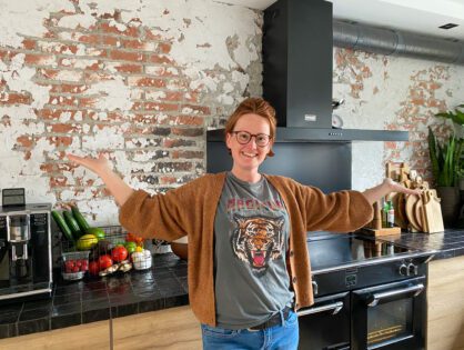 super trots op onze nieuwe keuken