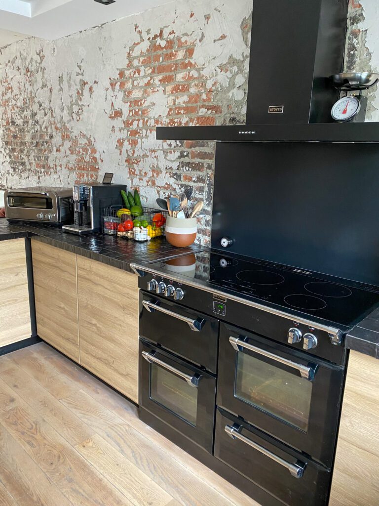 brickwall in de keuken